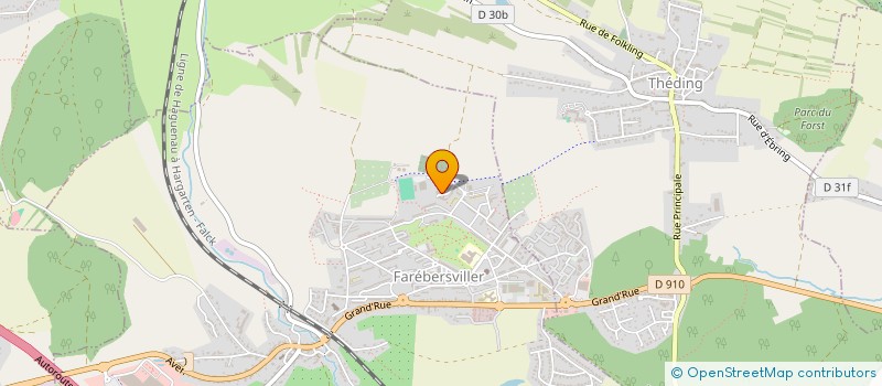 localisation de l'entreprise EURO BATI CONSTRUCTION  FAREBERSVILLER