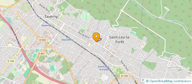 localisation de l'entreprise EURO BATI FRANCE  SAINT-LEU-LA-FORET