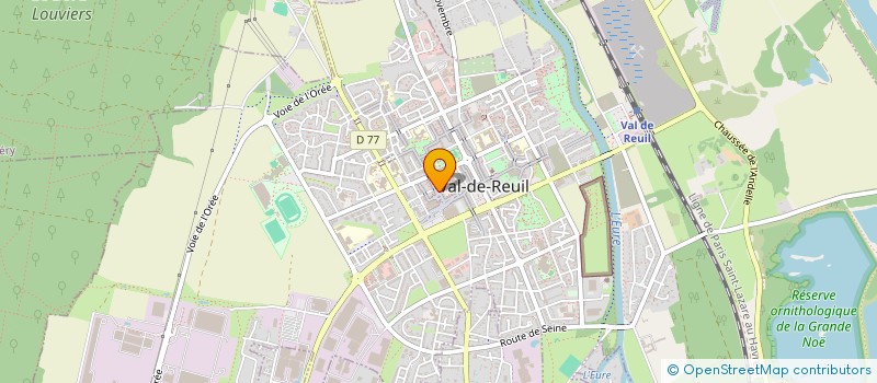 localisation de l'entreprise EURO BATI HOME SERRURERIE DE PRECISION à VAL-DE-REUIL