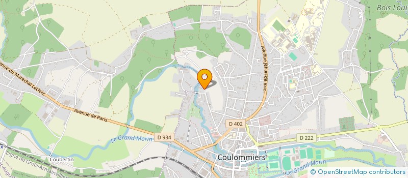 localisation de l'entreprise EURO BATIMENT à COULOMMIERS