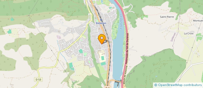 localisation de l'entreprise EURO BATIMENT GROUPE à SISTERON