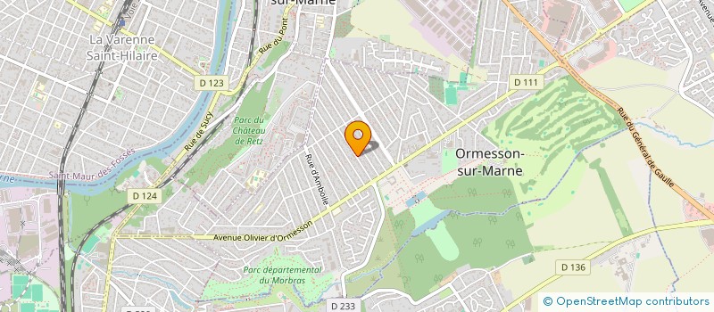 localisation de l'entreprise EURO-BATIR à ORMESSON-SUR-MARNE
