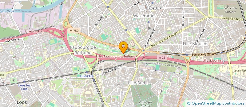 localisation de l'entreprise EURO BATIS NORD SARL à LILLE