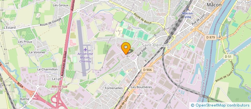 localisation de l'entreprise EURO BAZAR MACON à MACON