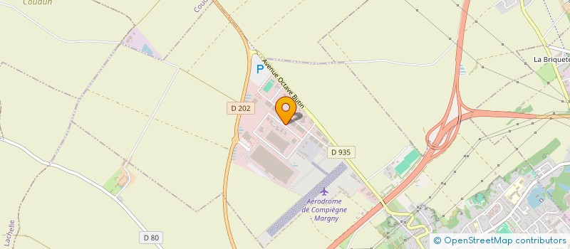 localisation de l'entreprise EURO BAZOCHES  MARGNY-LES-COMPIEGNE