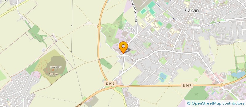 localisation de l'entreprise EURO BEST  CARVIN