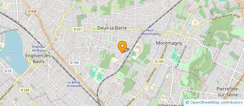 localisation de l'entreprise EURO-BODY  DEUIL-LA-BARRE