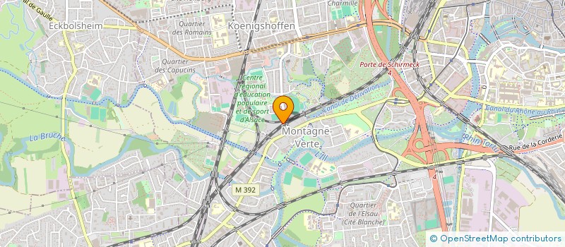 localisation de l'entreprise EURO BOOKING à STRASBOURG