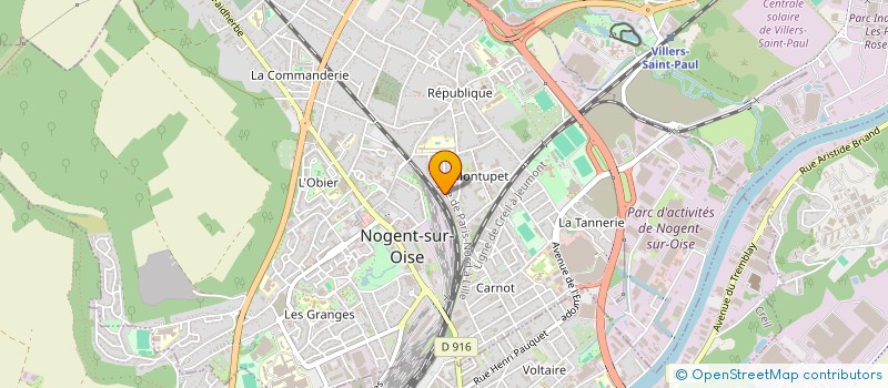 localisation de l'entreprise EURO BRICO  NOGENT-SUR-OISE