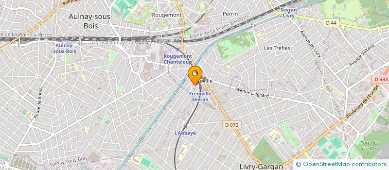localisation de l'entreprise EURO BROADCAST à SEVRAN