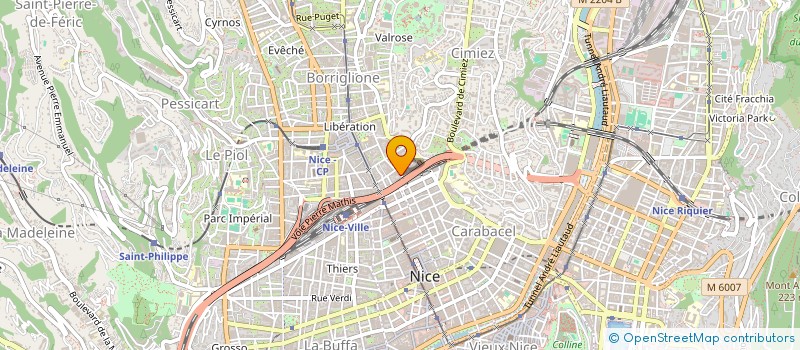 localisation de l'entreprise EURO-BTP à NICE