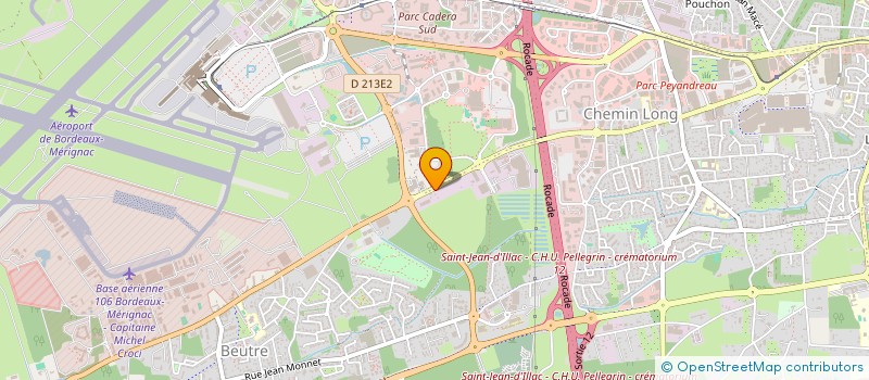 localisation de l'entreprise EURO BTP NOA à MERIGNAC