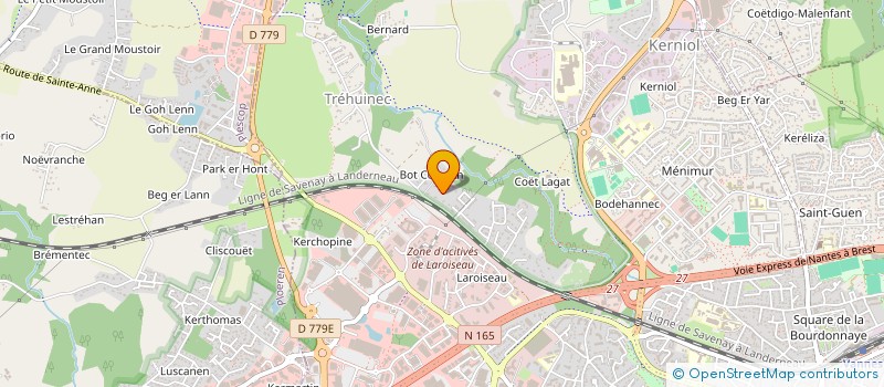 localisation de l'entreprise EURO BUREAU à VANNES