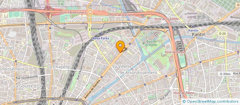 localisation de l'entreprise EURO CACHER DISCOUNT à PARIS