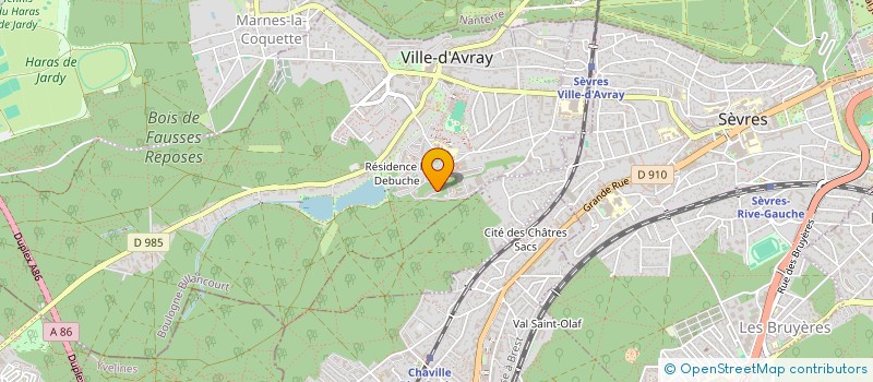 localisation de l'entreprise EURO-CANADIENNE ECHANGES PARTICIPATIONS  VILLE-D'AVRAY