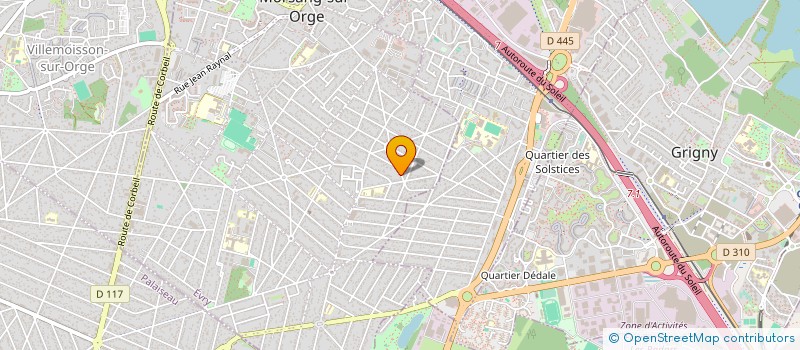 localisation de l'entreprise EURO CANAL à MORSANG-SUR-ORGE