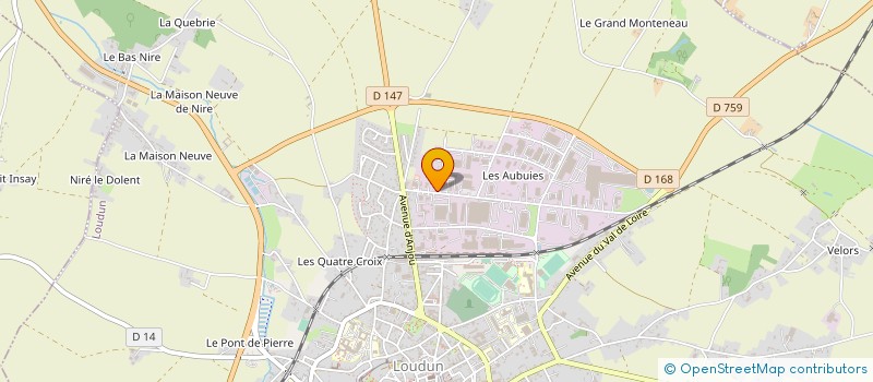 localisation de l'entreprise EURO CAP à LOUDUN