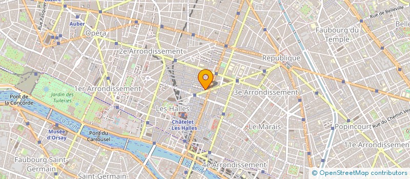 localisation de l'entreprise EURO CAP à PARIS