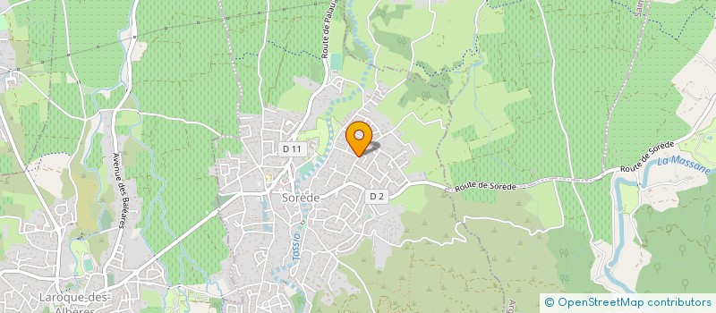 localisation de l'entreprise EURO CAR DIFFUSION SARL  SOREDE