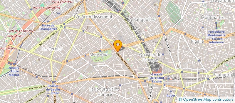 localisation de l'entreprise EURO CAR LIMOUSINE SERVICE  PARIS