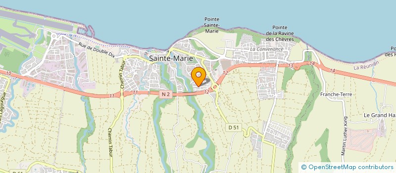 localisation de l'entreprise EURO-CARBU à SAINTE-MARIE