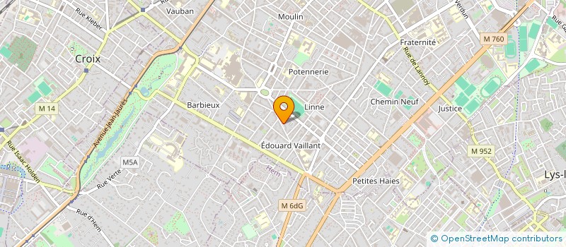 localisation de l'entreprise EURO CARRELAGE  ROUBAIX