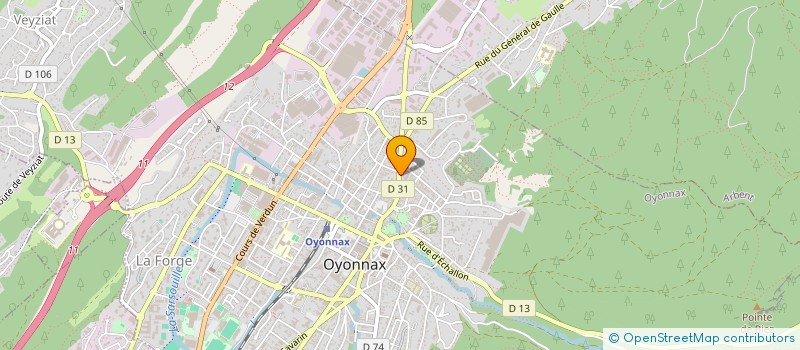 localisation de l'entreprise EURO CARRELAGE à OYONNAX