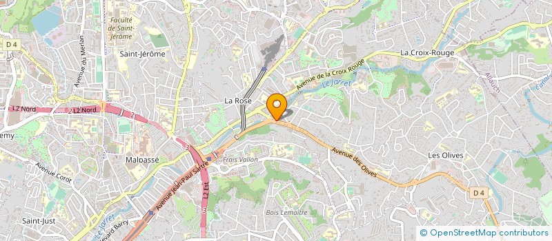 localisation de l'entreprise EURO CARRELAGES à MARSEILLE