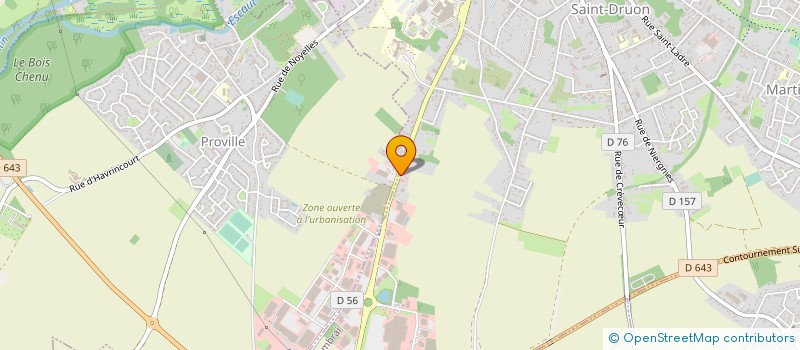 localisation de l'entreprise EURO CARS 59 à CAMBRAI