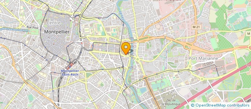 localisation de l'entreprise EURO CARTE DIFFUSION à MONTPELLIER