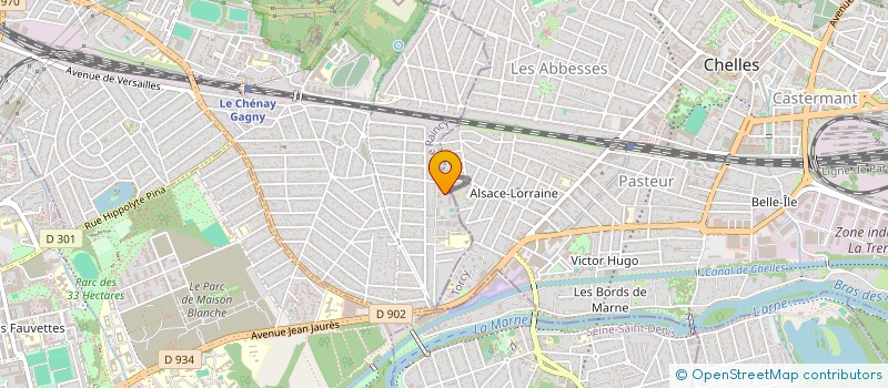 localisation de l'entreprise EURO CASH 2 à GAGNY