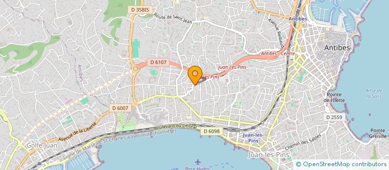 localisation de l'entreprise EURO CEYLON TEA TRADERS à ANTIBES