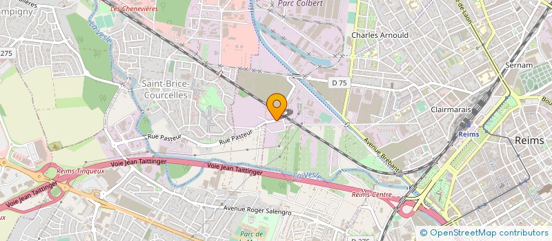 localisation de l'entreprise EURO CHALETS ABRIS GARAGES à REIMS