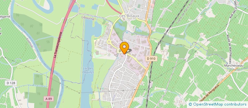 localisation de l'entreprise EURO CHASSE PECHE à LIBOURNE
