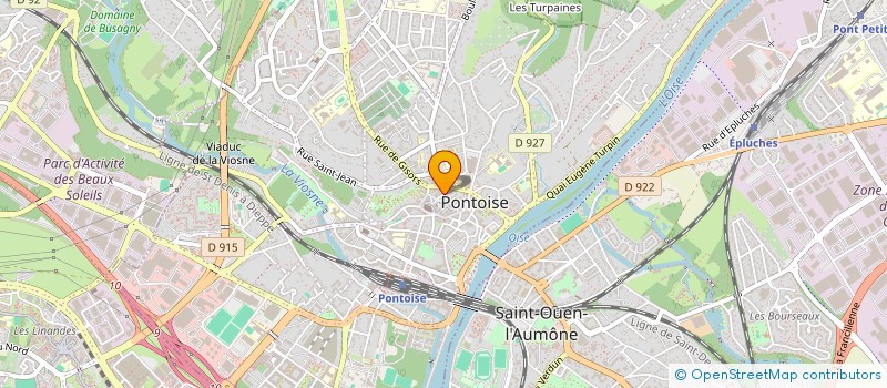 localisation de l'entreprise EURO CHIMIE ASSISTANCE  PONTOISE