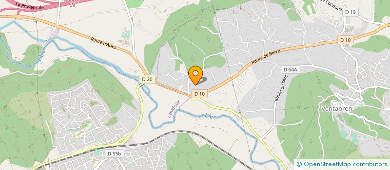 localisation de l'entreprise EURO CHIRURGIE  VENTABREN