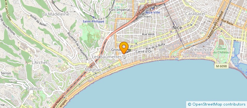 localisation de l'entreprise EURO CHOMER CHABBAT à NICE
