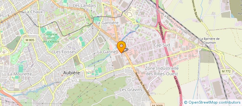 localisation de l'entreprise EURO CIBLE SUD à AUBIERE