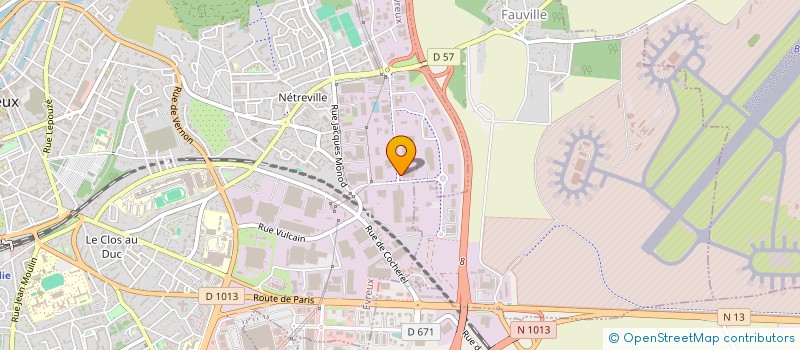 localisation de l'entreprise EURO CIBUS à EVREUX