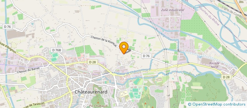 localisation de l'entreprise EURO-CLIM  CHATEAURENARD