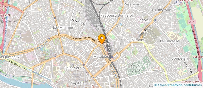 localisation de l'entreprise EURO CLUB RENCONTRES VOYAGES à TOULOUSE
