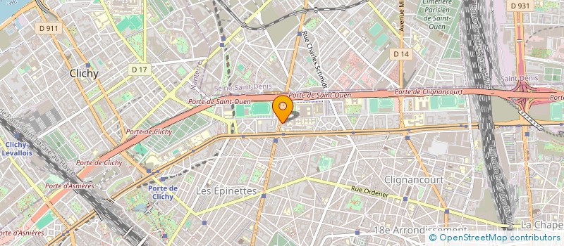 localisation de l'entreprise EURO COLOR à PARIS