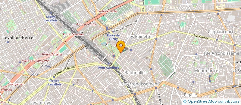 localisation de l'entreprise EURO COLORS à PARIS