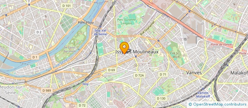 localisation de l'entreprise EURO COMMUNICATION DEVELOPPEMENT à ISSY-LES-MOULINEAUX
