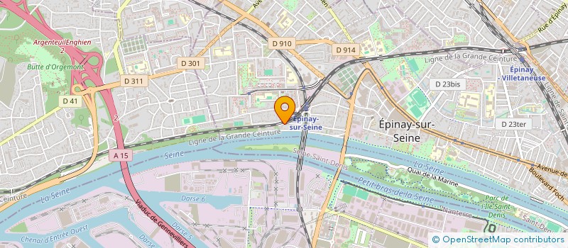 localisation de l'entreprise EURO COMMUNICATIONS PRESTATIONS à EPINAY-SUR-SEINE