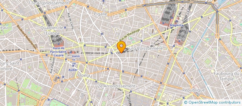 localisation de l'entreprise EURO-COMPO-GRAVURE à PARIS