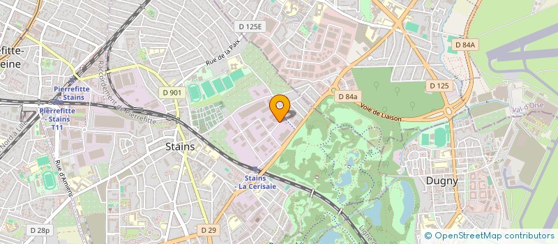 localisation de l'entreprise EURO COMPUTER PERFORMANCE à STAINS