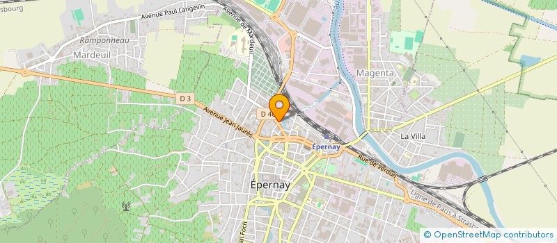 localisation de l'entreprise EURO CONCEPT à EPERNAY