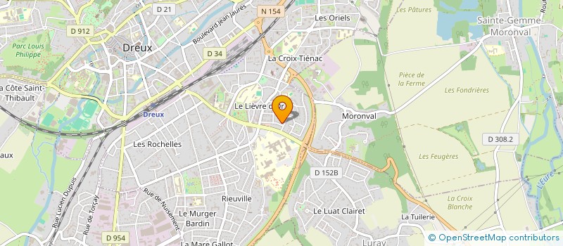 localisation de l'entreprise EURO CONCEPT à DREUX