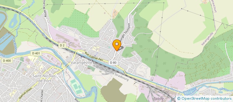 localisation de l'entreprise EURO CONCEPT INGENIERIE à VARANGEVILLE